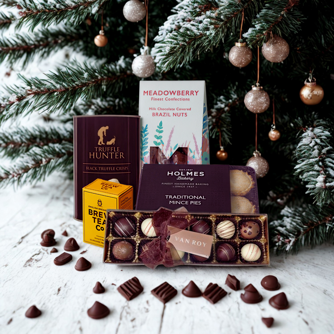 The Christmas Indulgence Hamper With Prosecco &amp; Mulled Wine