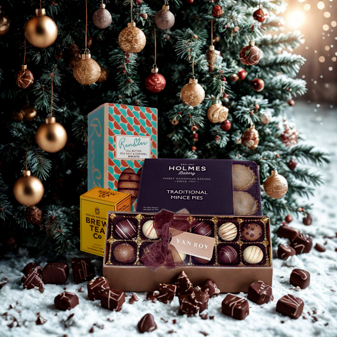 The Christmas Treats Hamper With Prosecco &amp; Mulled Wine