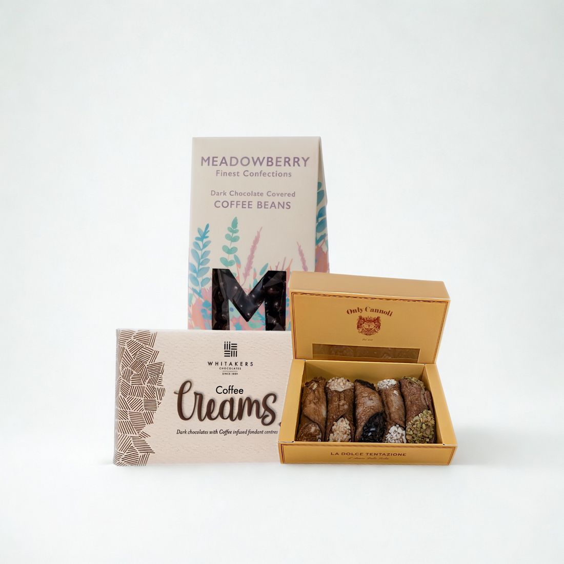 Box of 5 Cannoli &amp; Coffee Hamper