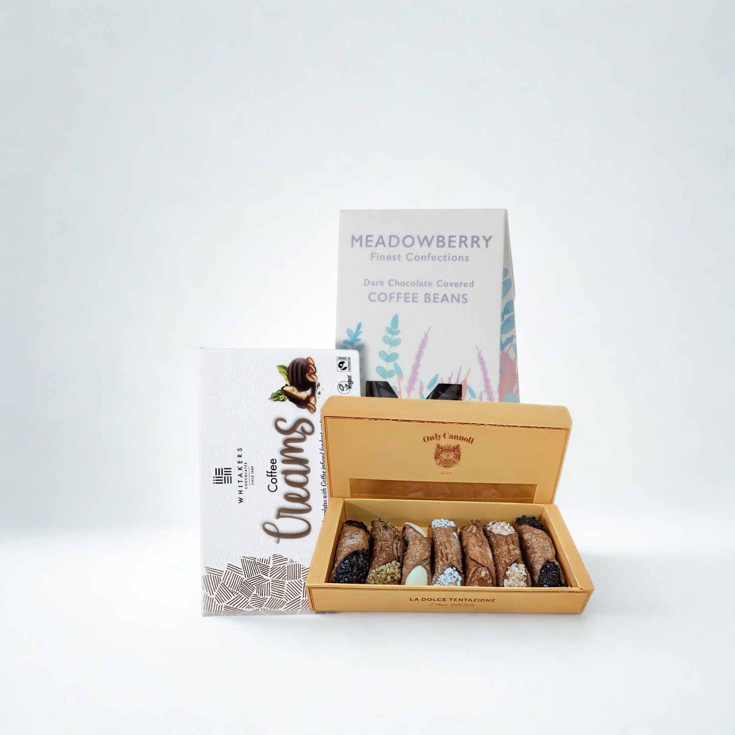 Box of 7 Cannoli &amp; Coffee Hamper