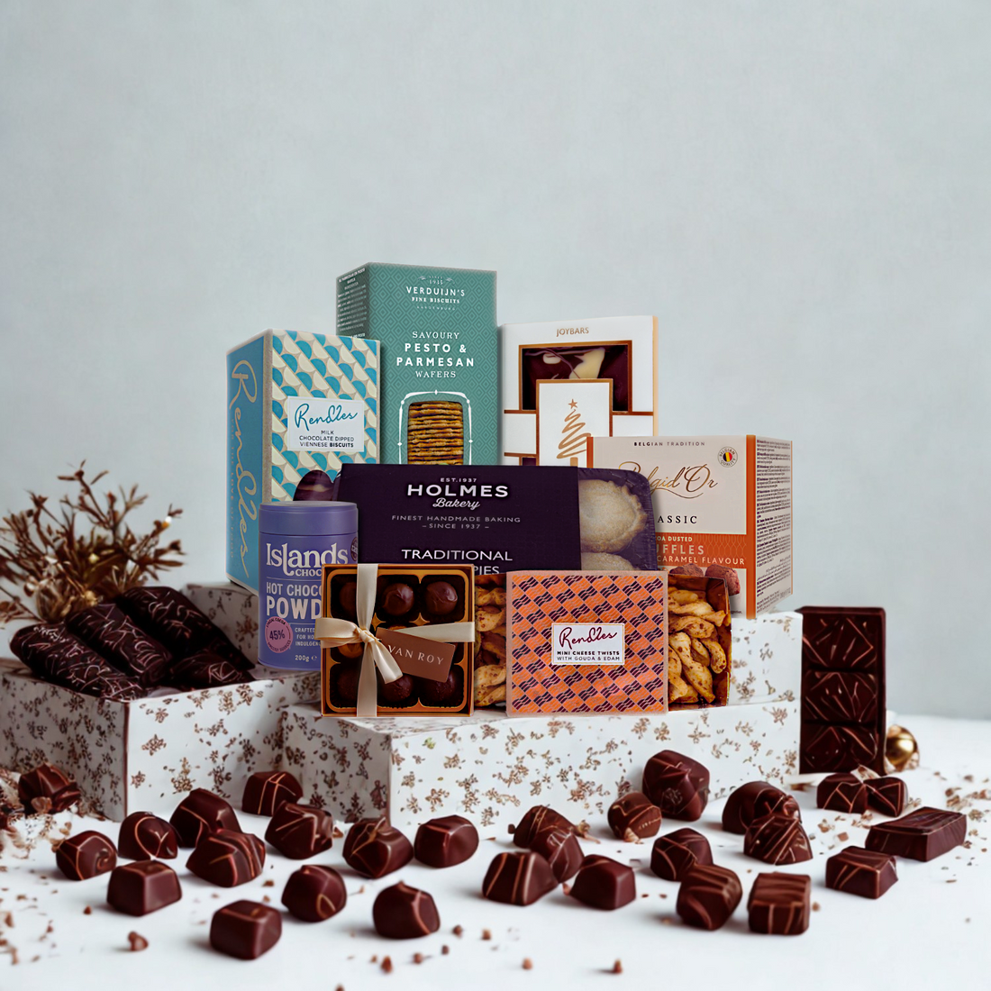 The Christmas Joy Hamper With Prosecco &amp; Mulled Wine