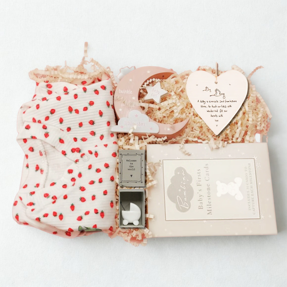 Baby Girl Letterbox Hamper – Newborn Gift Set