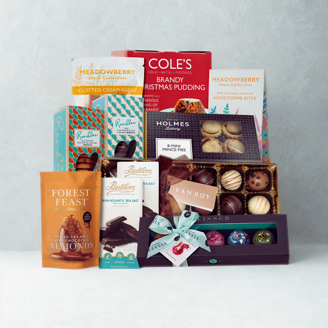 Luxury Festive Chocolate Hamper With Prosecco &amp; Mulled Wine